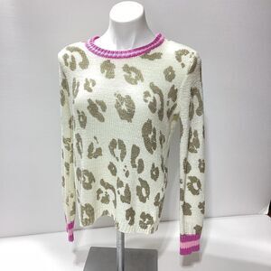 Kut From The Kloth Animal Print Knit Sweater XS